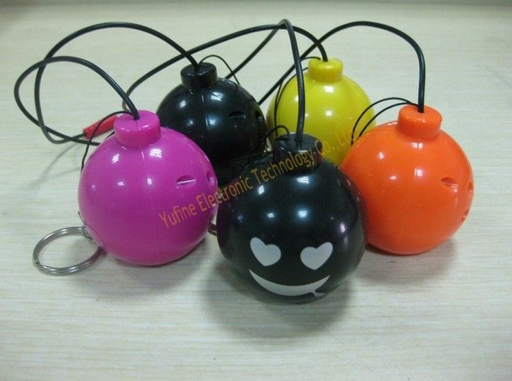 Supply bomb mini speaker, bomb gift speaker, Sales Promotion Electronic products, cheap gift speaker from Yufine factory  