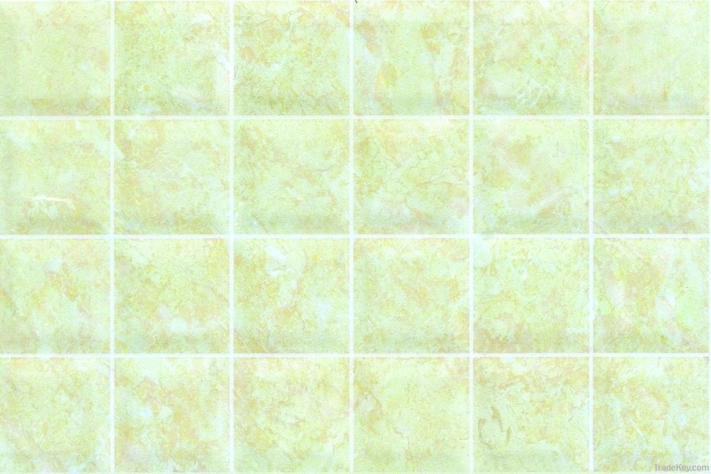 Glazed ceramic tile