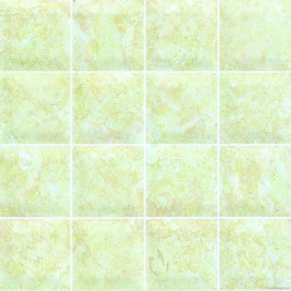 Glazed ceramic tile