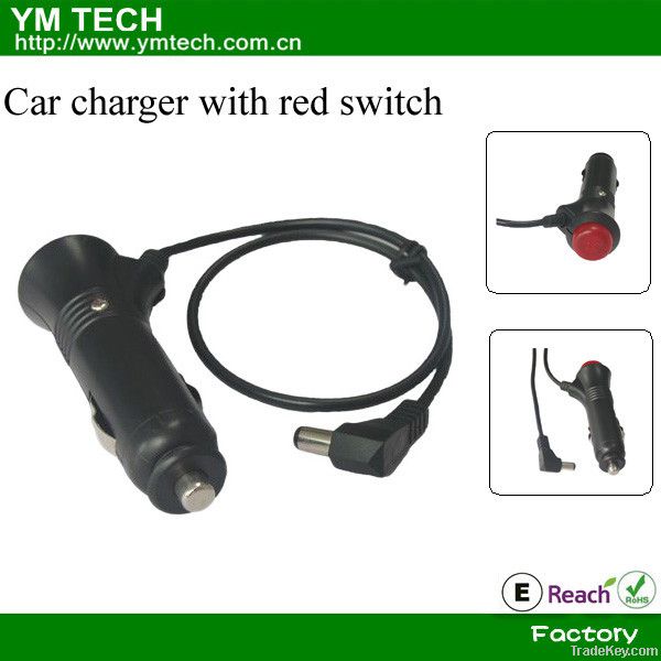 Car Charger With Red Switch