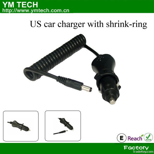 Car Charger With Shrink-Ring