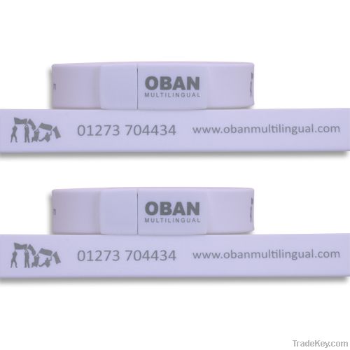 Silicone Wristband/Bracelet USB Flash Drive Stick Pen Drive