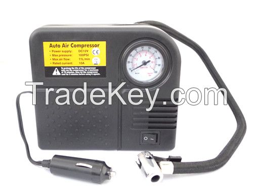 Dc12v Portable Plastic Air Compressor/air Pump/air Inflator(tm30)