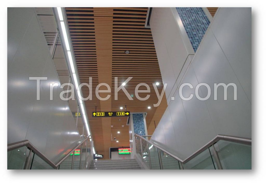 Metal false ceiling - round tube