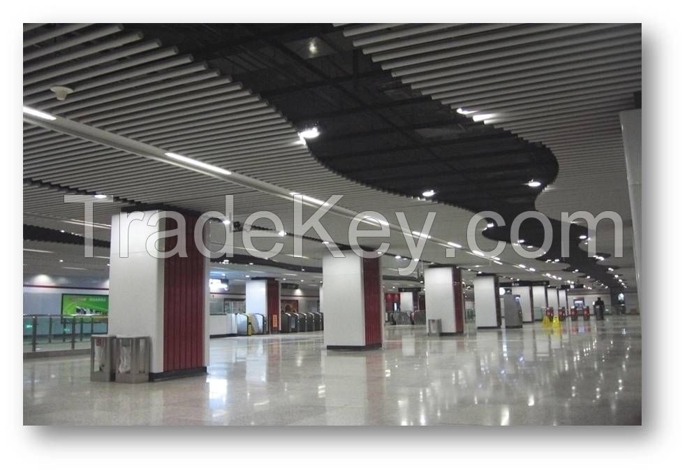 Metal false ceiling - round tube