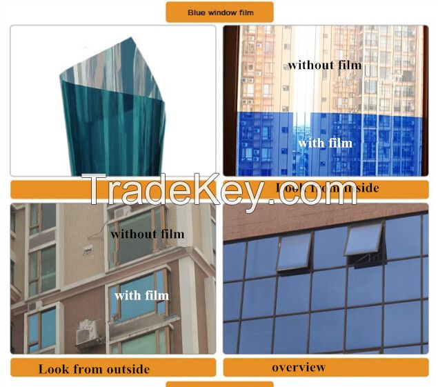 For House and Residential, UV Rays Protection 99% UV Rejection Building Glass Film