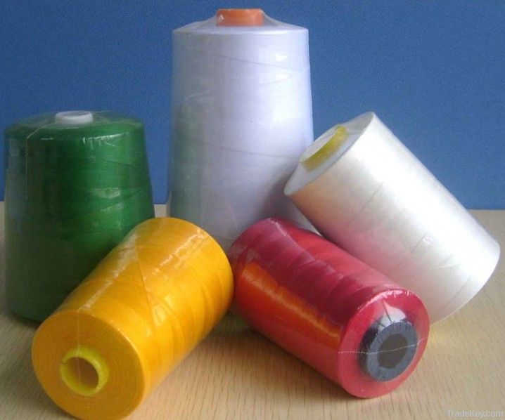 100% Polyester spun yarn for sewing thread