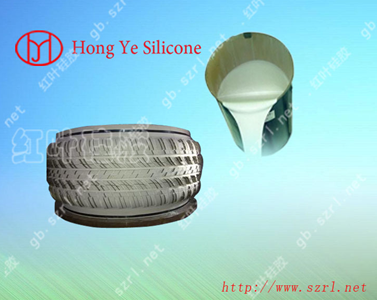 Platinum cured silicone rubber for tire mold