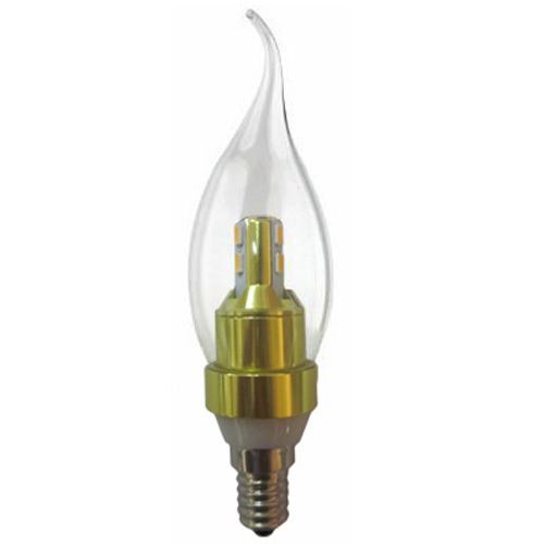 Flame Dimmable Led Candle Light Bulb Aluminum 220v Led Bulb Candle E12 3w 110v