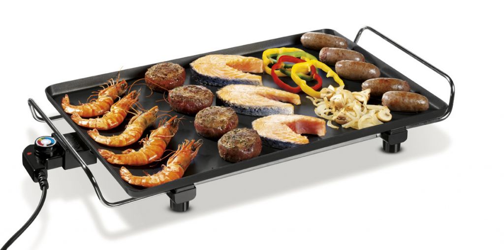 Electric grill, flat griddle