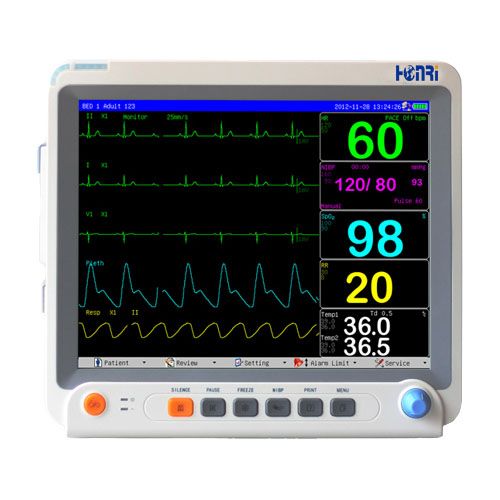 Hospital patient monitor,six parameters