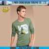 green mens printed t shirts custon printing