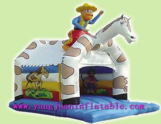 Inflatable Cowboy Jumping House 