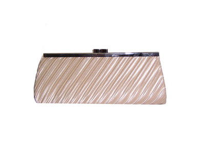 Satin evening bag