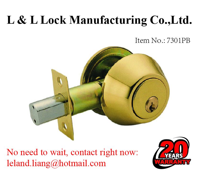 Single dead lock/ Double deadbolt lock/ One side dead lock