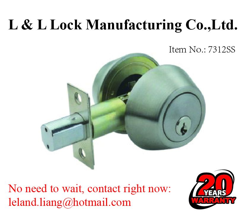 Single dead lock/ Double deadbolt lock/ One side dead lock