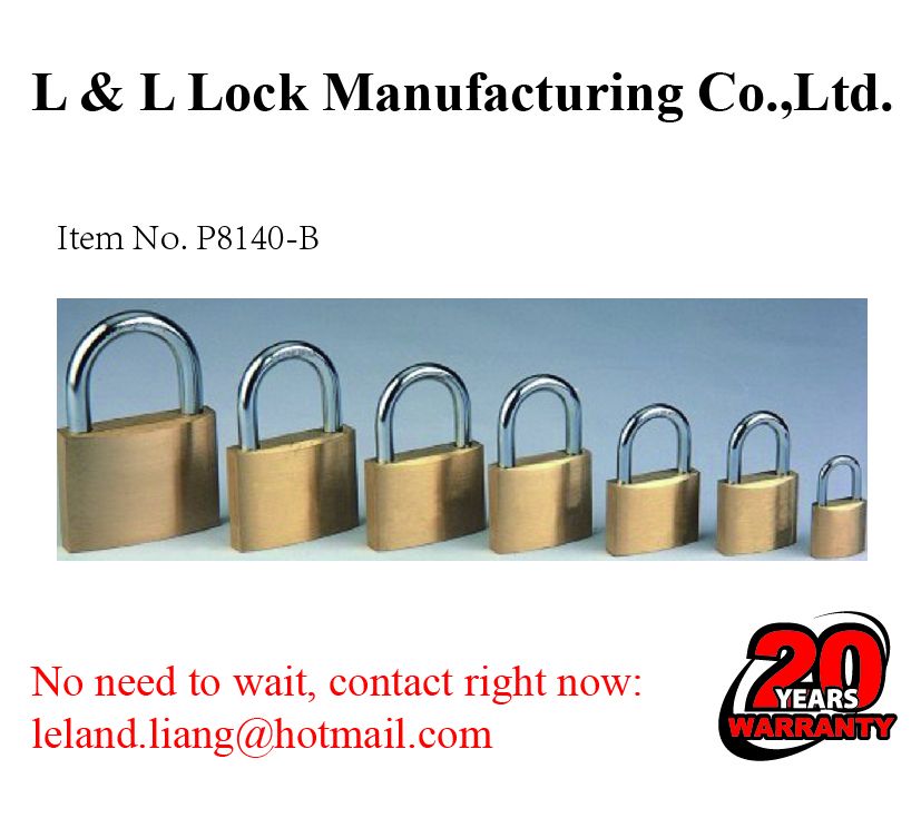 Tubular knob lock with 3 brass Yale keys lock system