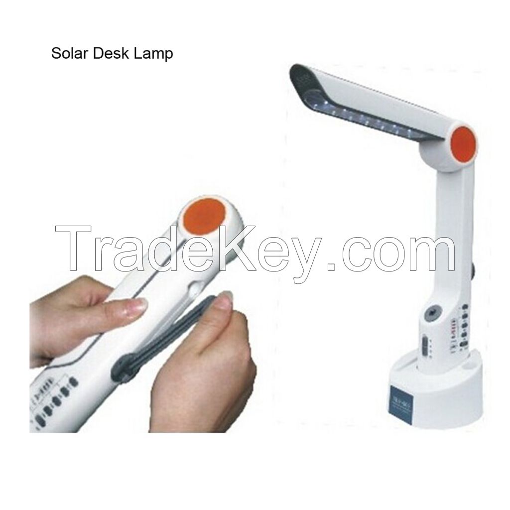 Solar led desk lamp, rechargeable led lamps