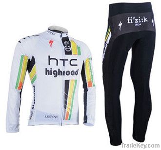 High Quality Pro Cycle Wear, Breathable Jersy, Padded Compressi Pants