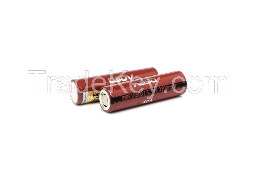 aoisbo hybrid lithium ion battery wholesale alibaba 18650 battery specs 3100mah 40A battery