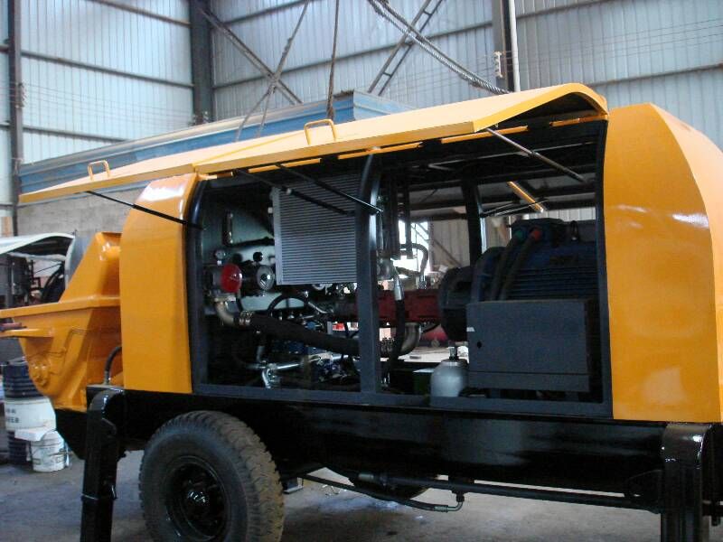 Motor Trailer-Mounted Concrete Pump (HBTS60.13-90E)