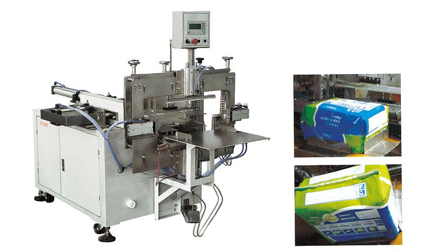 semi automatic diaper/ sanitary towel packaging machine