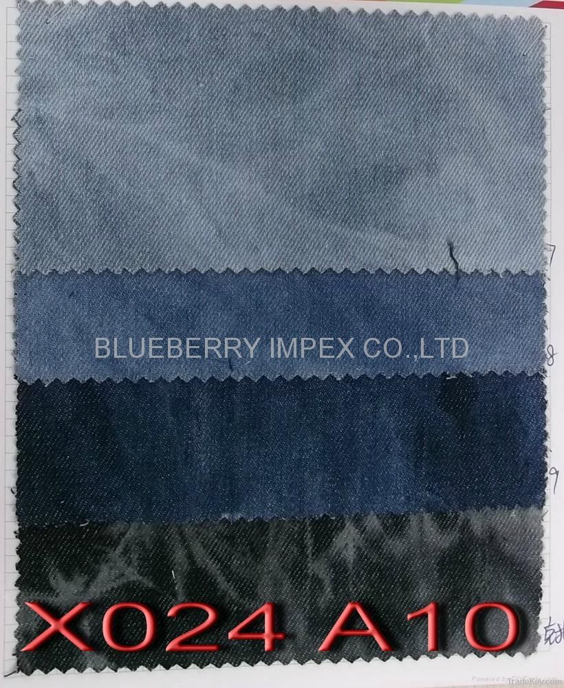 Washed Denim Fabric