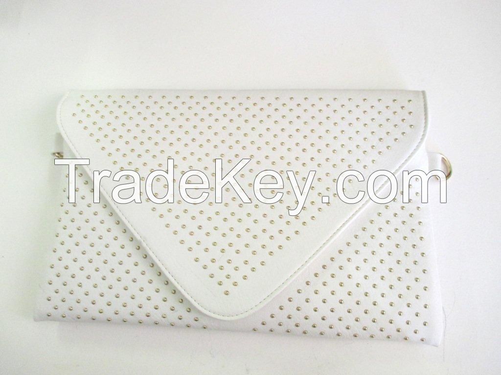 studed bendover clutch bag