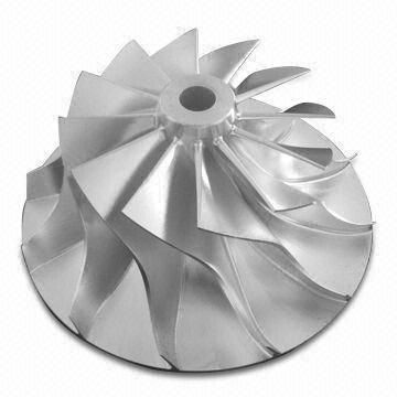 Machining plane swirl wheel