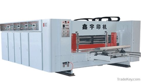 lead edge feeding printing rotary slotting with 4 Blade Die-cutting