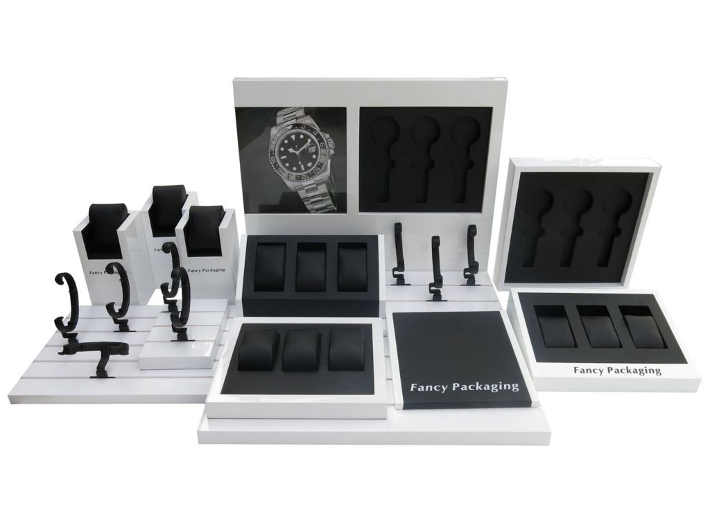 Elegant watch stand display for exhibition show