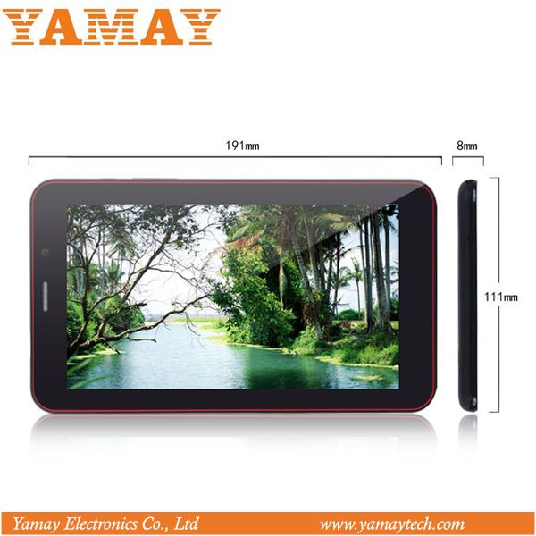 7inch 3G Dual Core Cheap Phone Tablet PC MTK8312 WCDMA GSM Dual Sim Phone Call GPS Bluetooth Dual Camera 1024*600