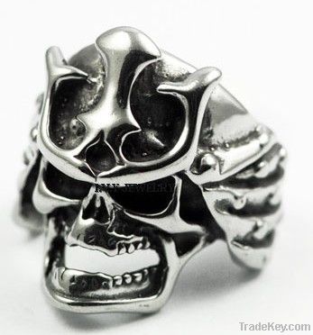 Stainless steel ring, fashion ring, skull ring