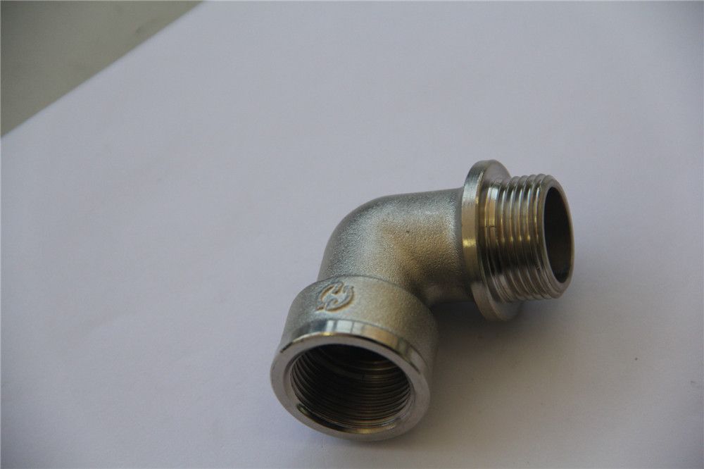 Elbow brass fittings with flange copper