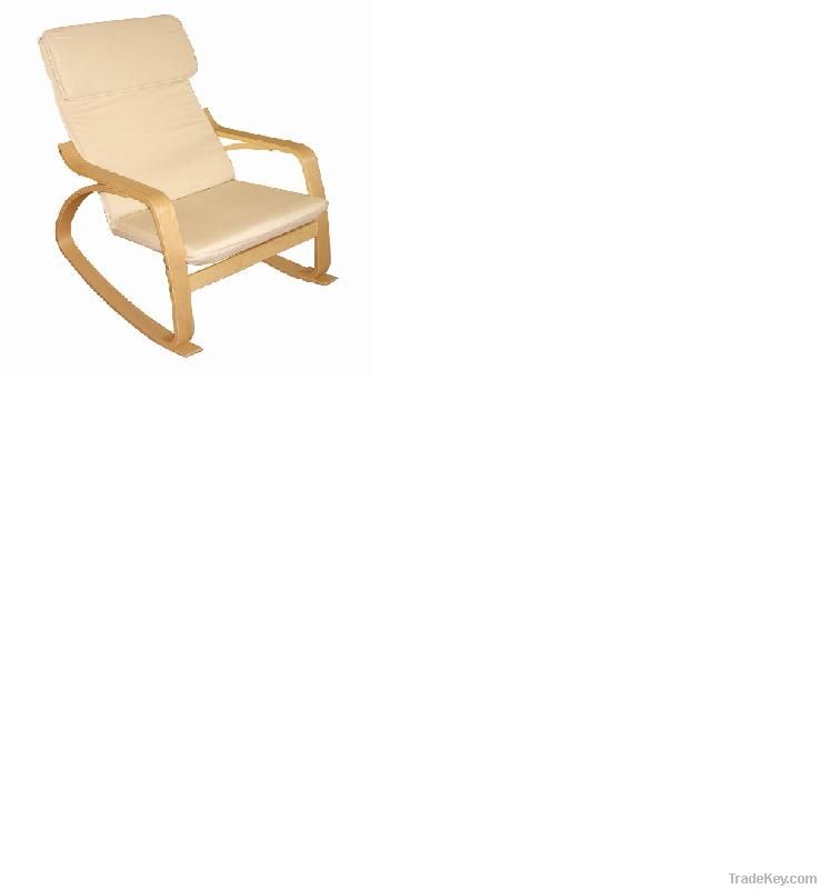 Bend wood arm chair