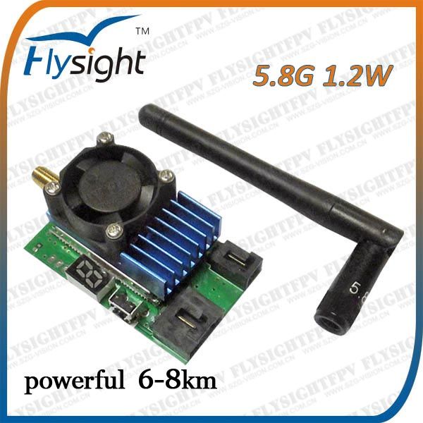 RC helicopter outdoor fpv wireless video sender 5.8ghz 1200mw TX5812 long range av transmitter for hobby shop