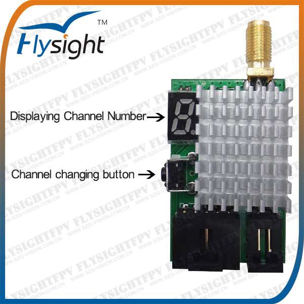 2014 China wholesale 5.8g 200mw audio video sender flysight transmitter TX5802 for rc hobby shop