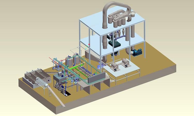 SGT Cassava starch processing line