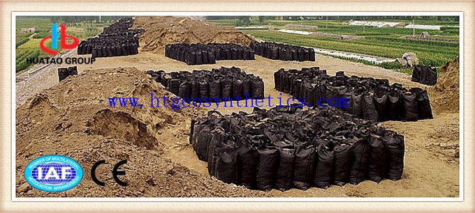 Geotextile fabric sand bag