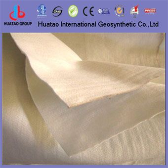 Filament sticking nonwoven geotextile fabric