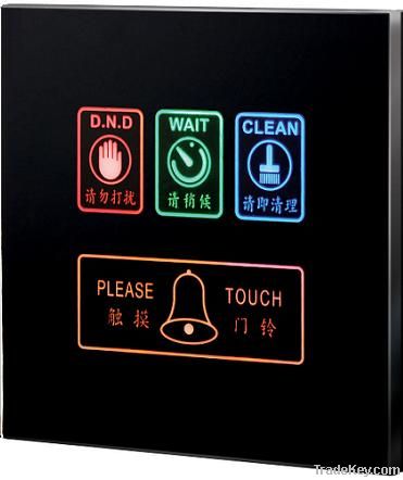 Hotel touch screen switch