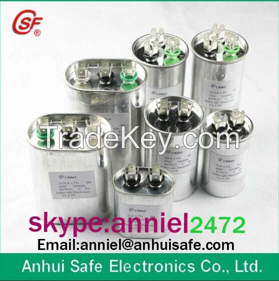 Air conditioner capacitor CBB65 40 MFD X 370 Volts Round