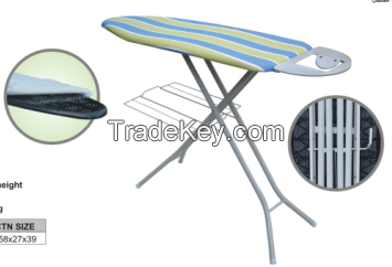 Plastic top foldable adjustable laundry board iroing board ironing table ironing cover garment rack home use hotel use ironing board