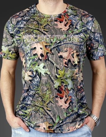 Men's Camouflage Casual T-shirt Sublimation High Quality