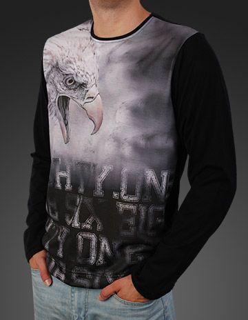 Men's Casual Long Sleeve T-shirt Sweatshirt Sublimation