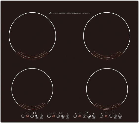 induction cooker 4 burner , induction stove, induction hob kitchen appliance