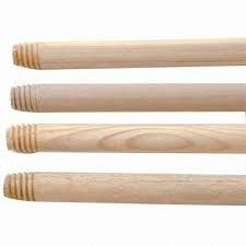 Wooden broom handle