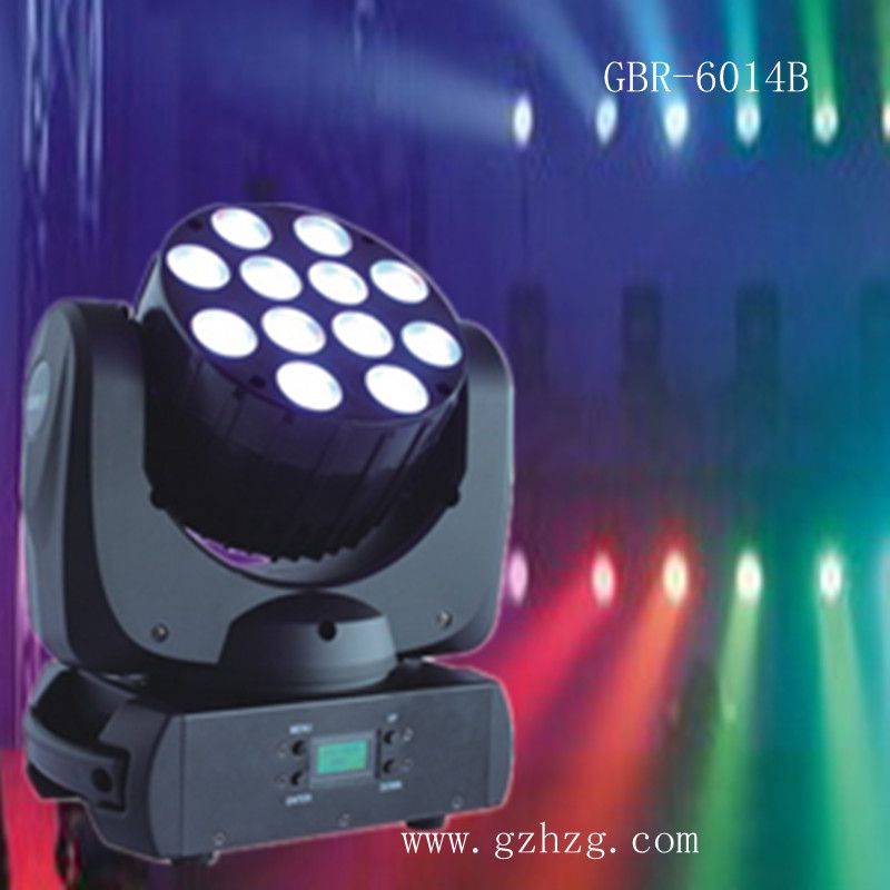 12pcs*10W 4in1 led moving head beam light(GBR-6014B)