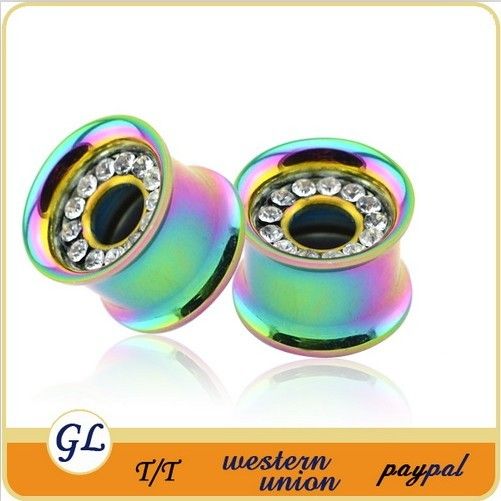 stainless steel body jewelry ear plug 