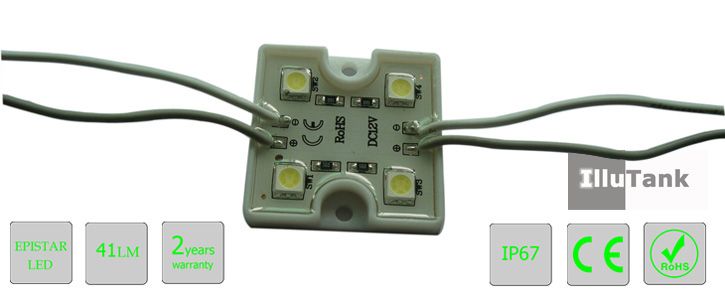 LED sign backlight module light, SMD5050 4LED 0.96W 